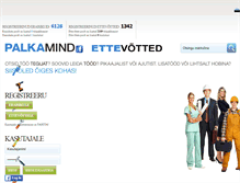 Tablet Screenshot of palkamind.ee